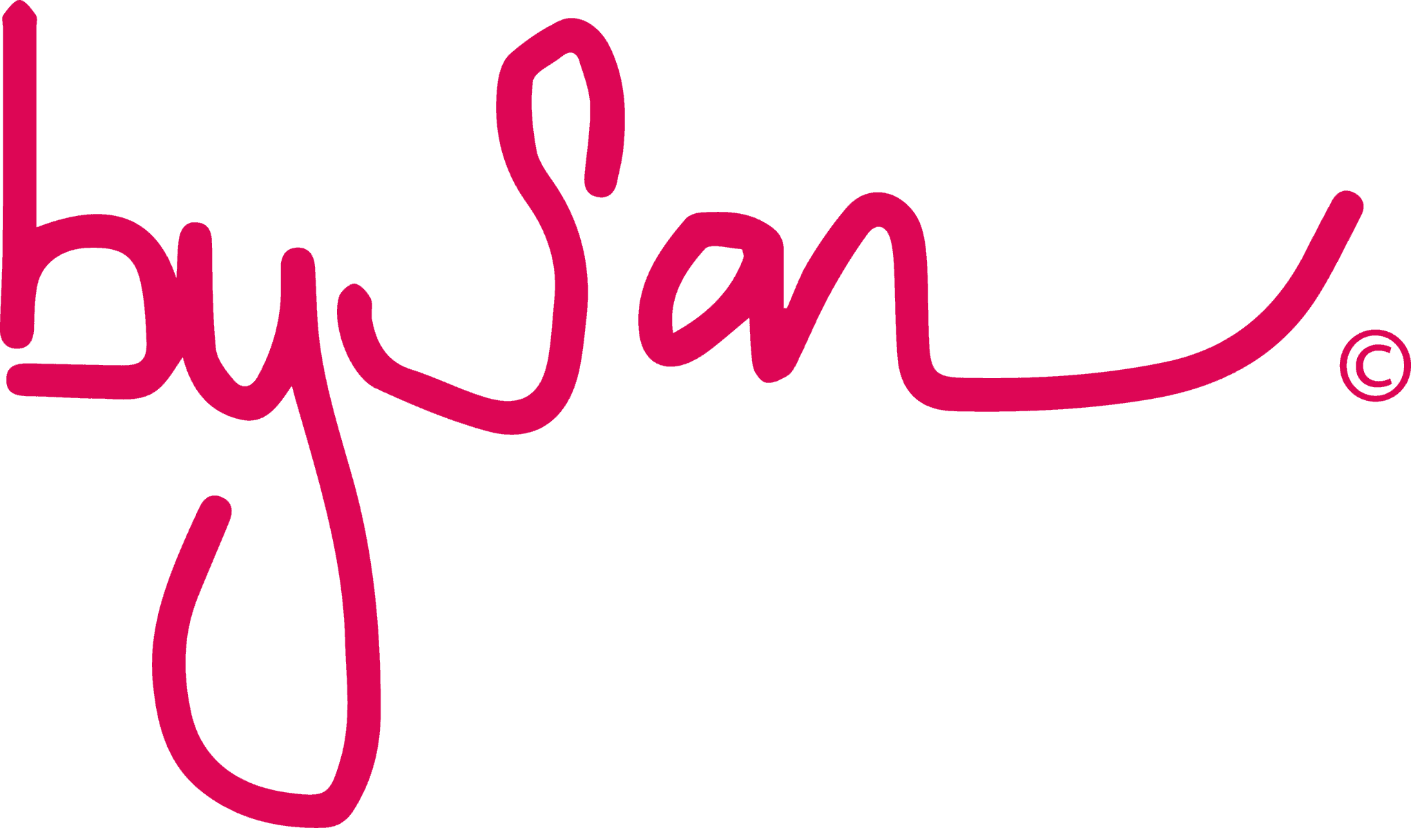 logo vectorial bysan rosa